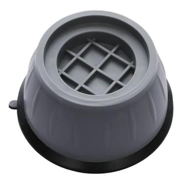 Imagem de Suporte Pe De Maquina De Lavar Roupa Cancelamento De Ruido Anti Vibracao Kit 4 pcs