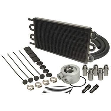 Imagem de Derale Kit de refrigerador de óleo de motor 15502, preto