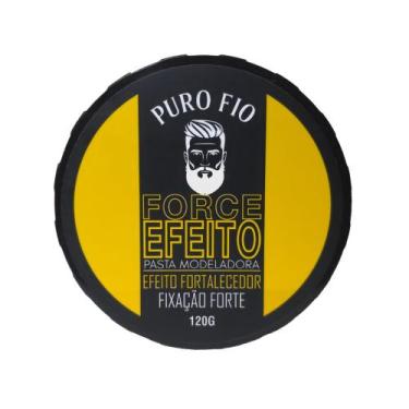Imagem de Cera Modeladora Masculina Puro Fio 120g Fixação Forte Pasta Modeladora