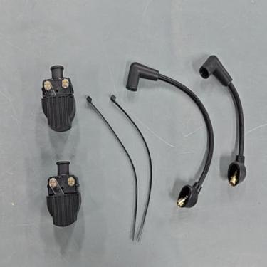 Imagem de Bobina de ignição com conjunto de cabos para motor de popa Mercury 6HP 8HP 9.9HP 10HP 15HP 20HP 25HP 813715A2 832757A4