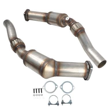 Imagem de SleYuYir Conversor catalítico esquerdo e direito compatível com Chrysler Dodge Charger 5.7L 2006-2022, Challenger 5.7L 2009-2021, 300 5.7L 2005-2022, Magnum 5.7L 2005-2007, 54604/54605