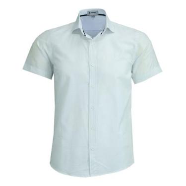 Imagem de Camisa Social Amil Manga Curta Comfort Passa Fácil Sem Bolso 1897, Bra