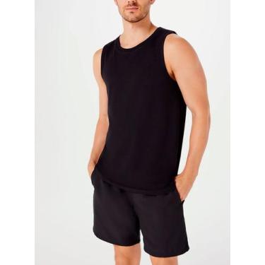 Imagem de Camiseta Regata Hering 0111 Masculina World Algodão T. P/XXG, XXG, N10