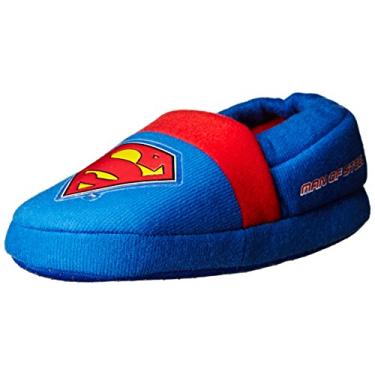 Imagem de DC Comics Pantufa Superman (Bebê/Criança Pequena), Azul/Vermelho, Médio (7/8 Crianças), Azul/vermelho