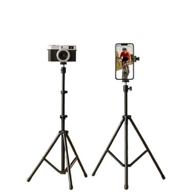 Imagem de Tripé universal com suporte para celular - comp. Câmera Ring Light Iluminação Profissional 210cm