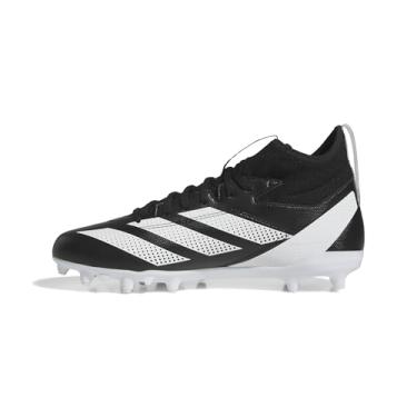 Imagem de adidas Adizero Impact.2 Tênis de futebol americano masculino, Preto/branco/preto, 44