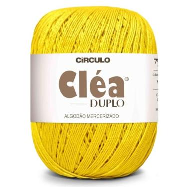 Imagem de Fio Linha Clea Duplo 508m Círculo 150g Ideal Crochê E Tricô (1289 - CANARIO)