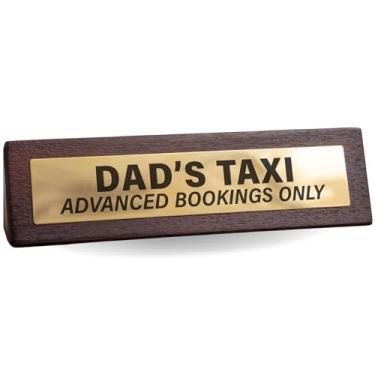 Imagem de Boxer Gifts Placa de novidade Dad's Taxi – Presente engraçado do pai para o dia dos pais do filho ou da filha – Enchimento de meias de piada