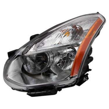Imagem de TRQ Conjunto do farol esquerdo do lado do motorista compatível com Nissan Rogue NI2502218 NI2502220 2011-2013