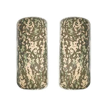 Imagem de High Soar Capas de espelho de porta padrão amarelo camuflagem de substituição para Kenworth T660 2008-2017, capas de espelho de porta lateral para Kenworth T170 T270 T370 T440 T470 T800 T600, um par