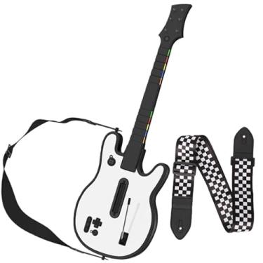 Imagem de Lyvix Wireless Guitar Controller for PS4/PS3/PC – Compatible with Guitar Hero, Rock Band, Clone Hero & Fortnite Festival, with Strap, RGB Light & Audio Jack