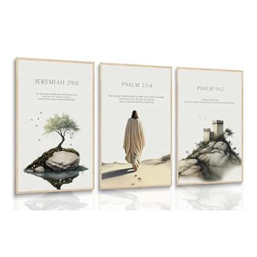 Imagem de Arte de parede de Jesus, imagens de arte cristã, pinturas inspiradoras de versículo bíblico em tela, pôsteres, impressões, minimalistas, decoração de parede para sala de estar, quarto, igreja