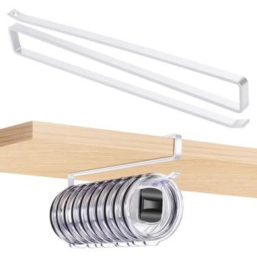Imagem de Organizador de tampa de copo para armários de canto, suporte de copo que economiza espaço, armazenamento de acessórios de garrafa de água, solução de organização de armazenamento de cozinha, sem