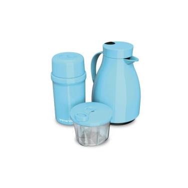 Imagem de Kit Unibaby Unitermi 3 Peças  Garrafas Térmicas 250ml e 500ml  Pote Do