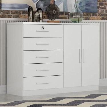 Imagem de Cômoda Sapateira Ambiente Seul Neve- Horizonte