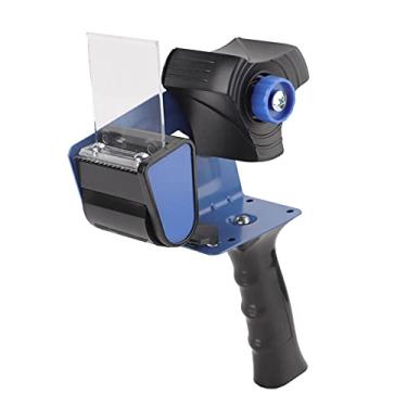 Imagem de Pistola dispensadora de fita, cortador de fita de embalagem resistente com dentes de aço inoxidável para mudança de casa e armazém, embalagem de plástico e material metálico com