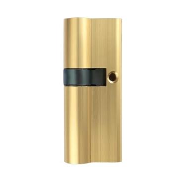 Imagem de Conjunto de fechadura de porta de metal antifurto núcleo de fechadura doméstica bola de cobre com chave (40 x 40 x 20 mm)