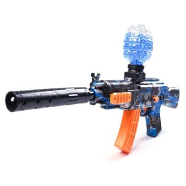 Imagem de Arminha de Gel para Diversão ao Ar Livre com Kit Completo - Cores: Sortidas envio aleatório conforme disponibilidade - Acompanha 1 arminha de gel, projéteis de gel, carregador e acessórios essenciais