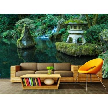 Imagem de Papel de Parede Paisagens Cachoeira81 - 1,00 X 1,00 - Voce Decorando