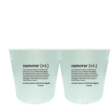 Imagem de Kit 2 Baldes De Pipoca Personalizados - Namorar - Krystalon