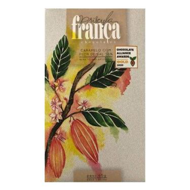 Imagem de Chocolate Branco Com Caramelo e Flor de Sal 36% Sem Glúten Priscyla Fr