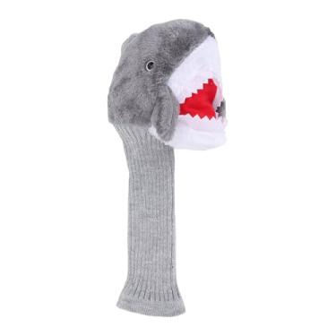 Imagem de SPYMINNPOO Adorável Capa de Cabeça Engraçada para Clube, Capa Protetora de Pelúcia para Amantes de Golfe, Acolchoamento Absorvente de Choque, Design Durável para Adultos e Crianças, Acessórios de