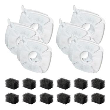 Imagem de NISPIRA Conjunto de filtro de água de carvão de filtragem tripla para fonte de água Veken 1,899 g, 2,693 g/2,8L, 3,827 g automática de aço inoxidável roubar gato, dispensador de fonte de água para