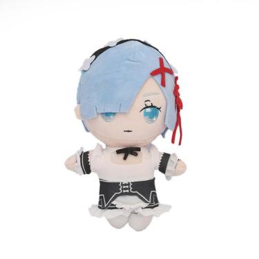 Imagem de Boneca de pelúcia Re: ZERO Ram Rem 20cm Anime - Yiweisai