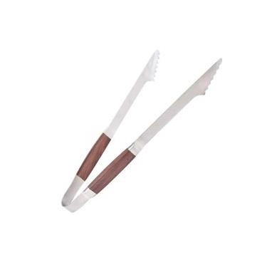 Imagem de Pinça para churrasqueiras em aço inox Kenya 43cm x 5cm