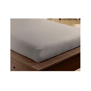 Imagem de Lençol De Elástico Neo Percal 180 Fios Casal Bege - Camesa Casal