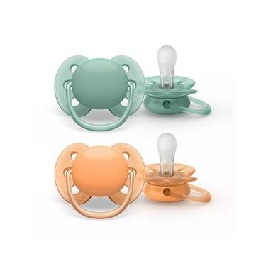 Imagem de Chupeta Ultra Soft Dupla 0-6m Philips Avent - SCF091/03