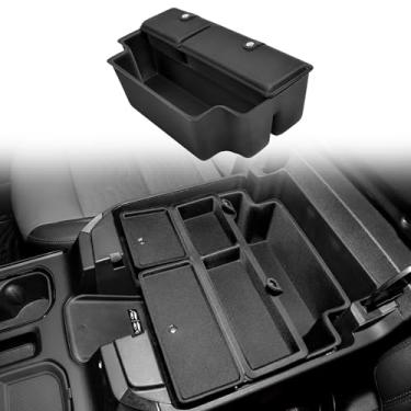 Imagem de BESTAOO Organizador de console central compatível com Chevy Silverado/GMC Sierra 1500 2022-2026 Caixa de armazenamento de apoio de braço