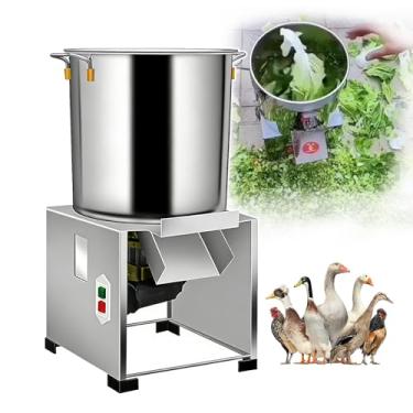 Imagem de CNAOHGHN Picador E Cortador De Legumes EléTrico De 3500 Rpm, Processador De Alimentos Comercial De 1000 W A 1800 W, Processador De RaçãO Comercial Para Aves Com 4 LâMinas, ProduçãO De 50 A 120 Kg/H