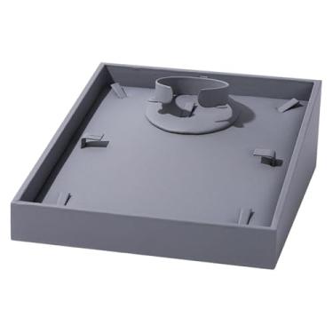 Imagem de Dynwave Bandeja Organizadora de Joias, Expositor Elegante e Portátil, Suporte Versátil para Exibição de Joias em Balcões de Shopping Centers, Cinza