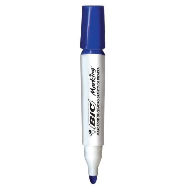 Imagem de Pincel Marcador Quadro Branco Bic Marking Recarregável Azul