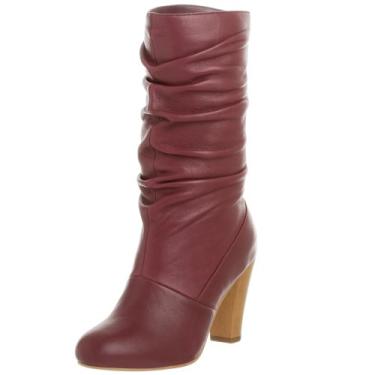 Imagem de Natural Comfort Bota feminina de cano alto e cano baixo, Couro de vinho, 11