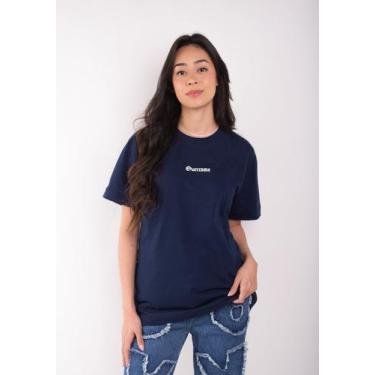 Imagem de Camiseta Overcome New Script Azul Marinho, P