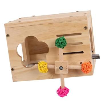 Imagem de IEUDNS Casinha para Pássaros em Gaiola, Caixa de Criação para Papagaios, Canários E Periquitos de Pequeno E Médio Porte.