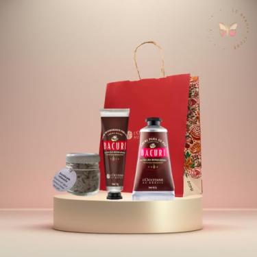 Imagem de Kit Bacuri L’Occitane au Brésil com Creme para Mãos, Hidratante para os Pés e Escalda-Pés – Presente Completo Corpo e Banho com Sacola