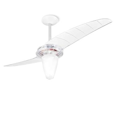 Imagem de Ventilador De Teto Spirit 201 Cristal Lustre Cônico Controle Remoto 127V
