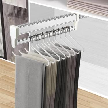 Imagem de Barra de cabide de roupas ajustável para guarda-roupa (447 mm)