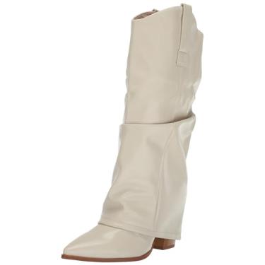 Imagem de YOKI Bota feminina de salto ocidental moderna, Osso, 38