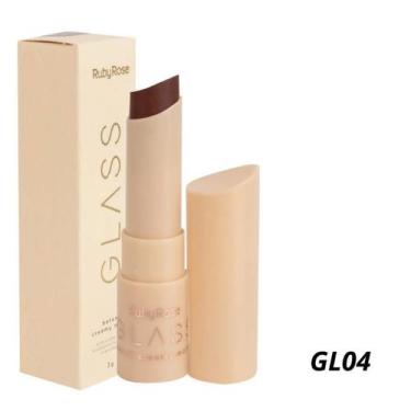 Imagem de Batom Creamy Matte Glass Ruby Rose Alta Cobertura Aveludado Acabamento