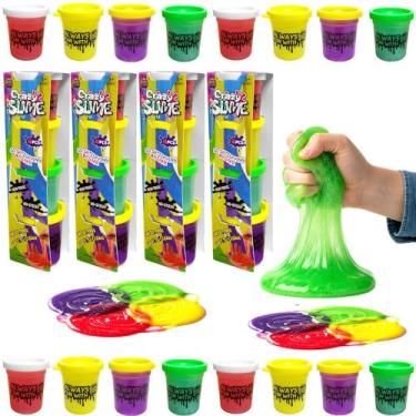 Imagem de 16 Slime Crazy Coloridos Educativo Festa para Sacolinha Surpresa - Yar