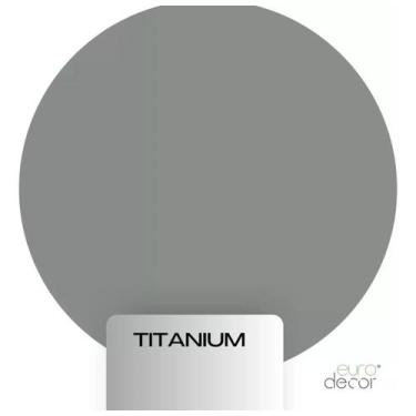 Imagem de Tinta Borracha Líquida 4kg Cores Impermeável Eurodecor, Cinza Titanium