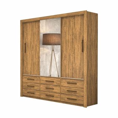 Imagem de Guarda Roupa Anjos Plus 3 Portas 9 Gavetas Carioca Móveis Cinamomo