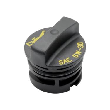 Imagem de LESHIAUTO Tampa de enchimento de óleo do motor compatível com Ford Explorer Edge Escape Fusion Focus Transit Connect Fiesta Special Service Police Sedan Mustang Transit Lincoln MKX MKT MKZ MKC Replace