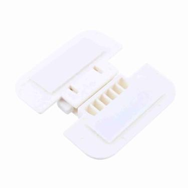 Imagem de GLOGLOW Fechadura de Geladeira Infantil, Trava Adesiva de Segurança Infantil para Armários de Refrigeradores e Freezers, Ajuste Universal 6,5 Cm X 5, Cm Branco, Kit de Impermeabilização para