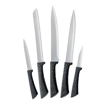 Imagem de Conjunto Facas Euro Home Colorstone 5 Peças Aço Inox Cabo Ergonômico Design Moderno