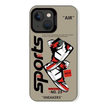 Imagem de Cairiocoin Capa de telefone vintage Legend Shoes compatível com iPhone 14/13, tênis esportivo de marca legal para iPhone 14/13, capa protetora fina antiderrapante